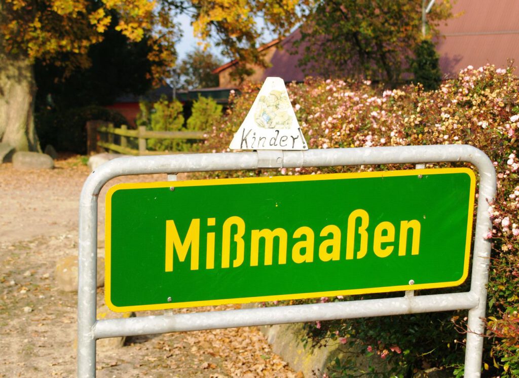 Ortsteilschild Mißmaaßen