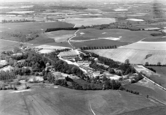 Luftbild Gut Depenau 1954