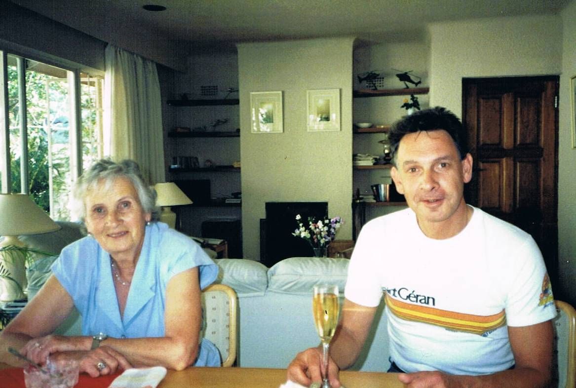Kuno F und seine Mutter Gerda in Johannesburg