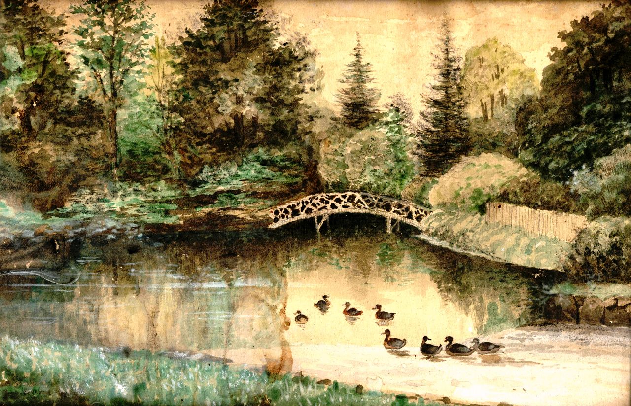 Teich im Park von Gut Horst