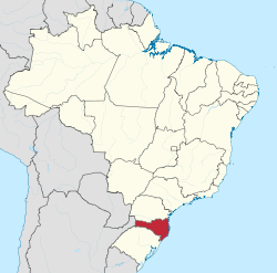 Region Santa Catarina in Brasilien