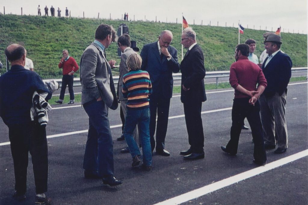 Bürgermeister Drückler im Gespräch