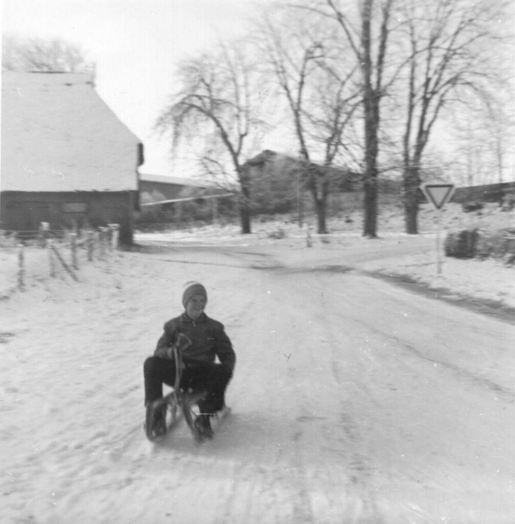 Rodeln an der Mühle 