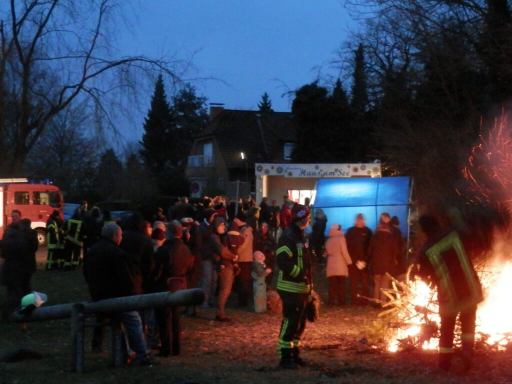 Flammen nach Westen